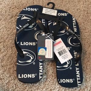 Penn State -NEW- flip flops size medium (W 9/10)